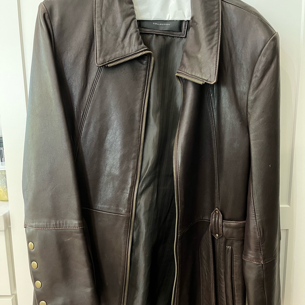 Reilly Olmes Dark Brown Leather Jacket